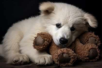 puppy playing teddy bear.jpg
