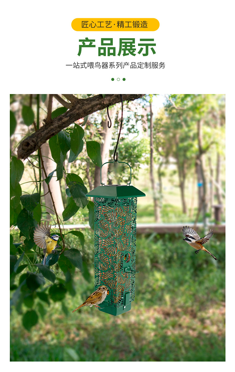 Hanging Bird Feeder with Pest-Resistant Seed Ports.jpg